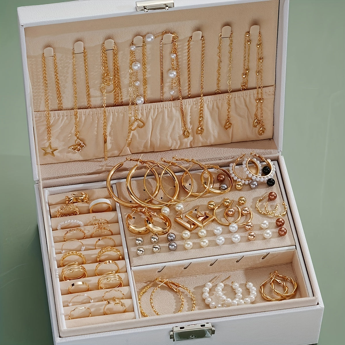 Ultimate Glamour: Luxury 91-Piece Jewelry Set for Women