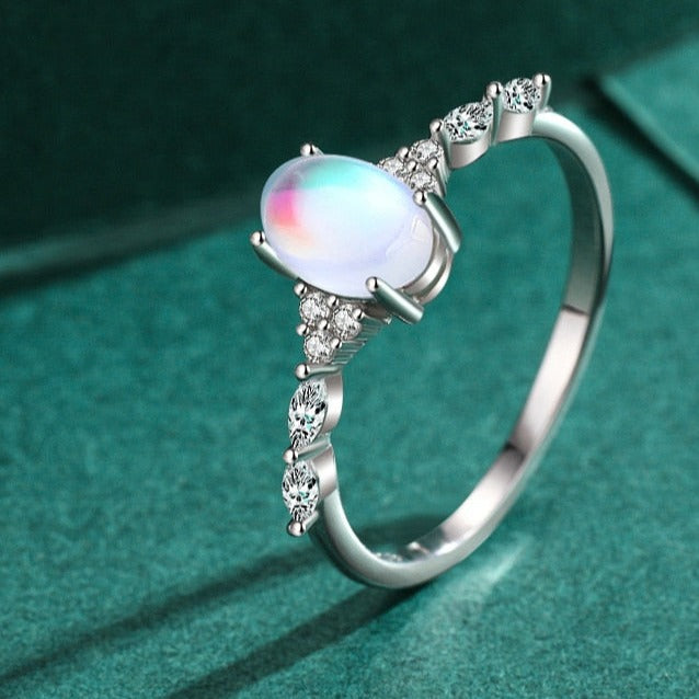 Oval Moonstone Ring