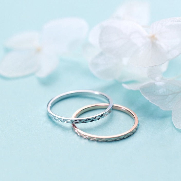 Sterling Silver Babysbreath Rings